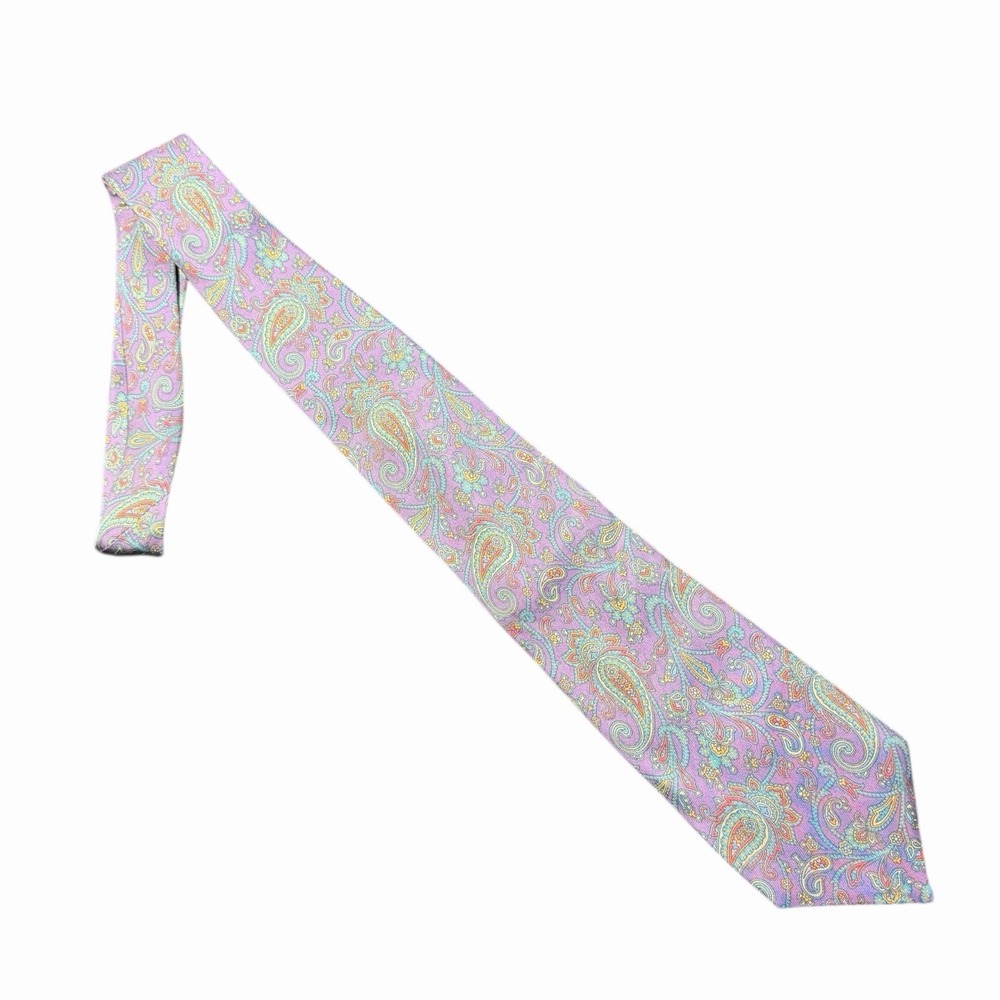Maison Blanche 100% Silk Paisley Tie Made in‎ Italy